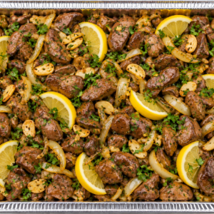 Chicken-Liver-with-Garlic-Lemon