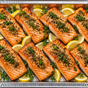 Salmon Fillet with Lemon & Za’atar