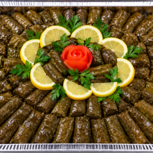 Wark Einab with olive oil